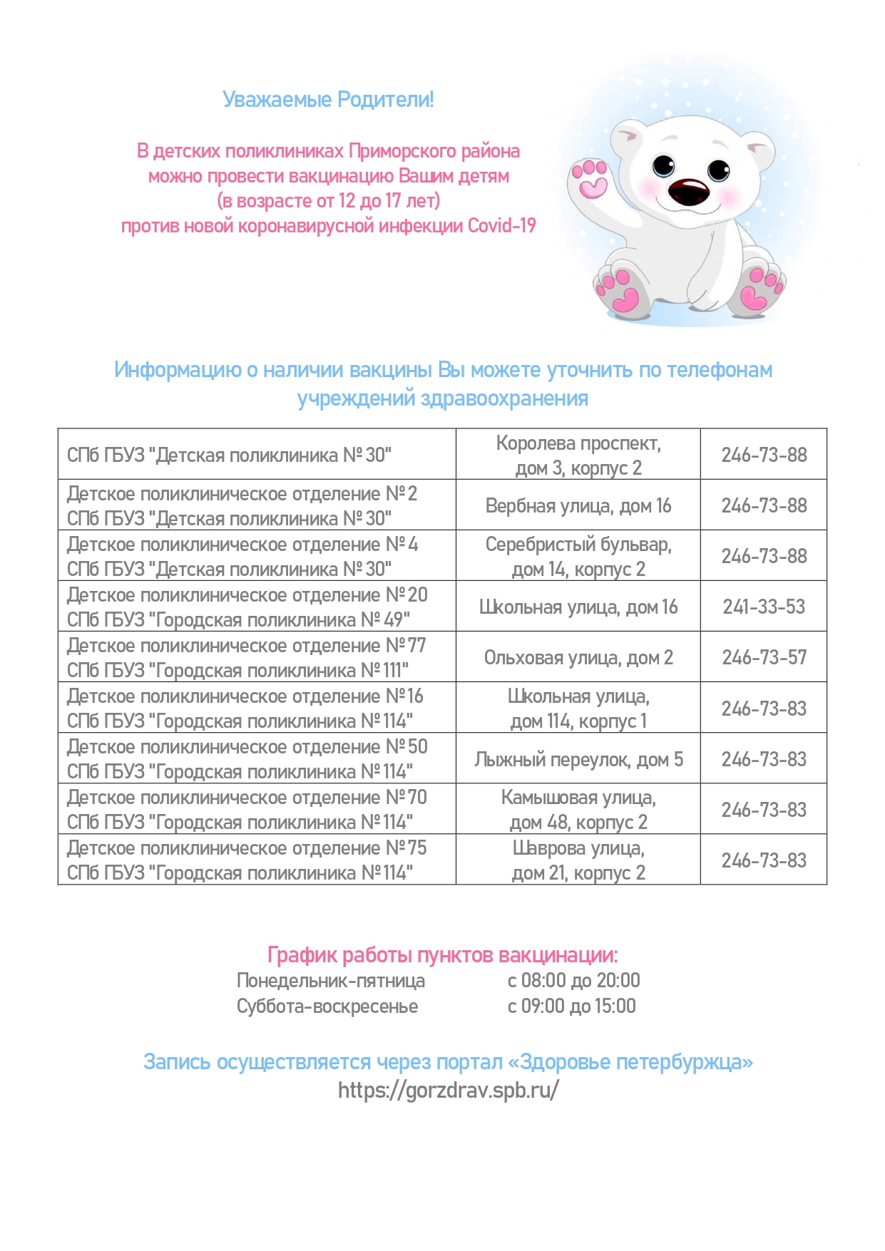 Admin | Консультативно-диагностическая поликлиника №1 Приморского района |  Page 13